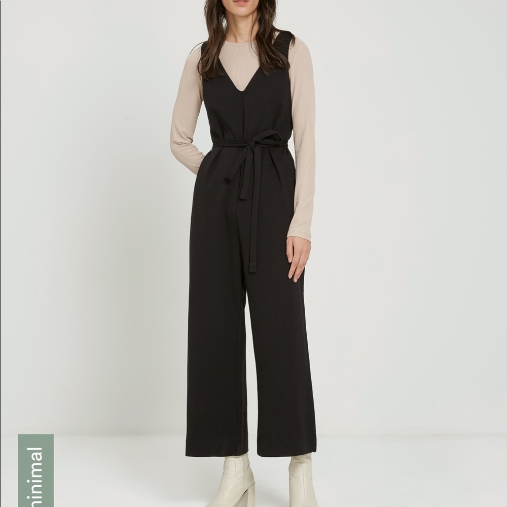 Good Cotton Knitted Jumpsuit in Black - Picture 1 of 2
